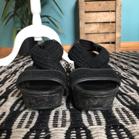 Lucky Brand Cork Wedge Sandals - Picture 2 of 4